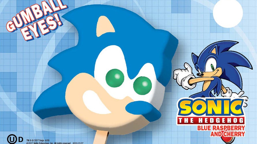 Sonic the Hedgehog Ice Pop
